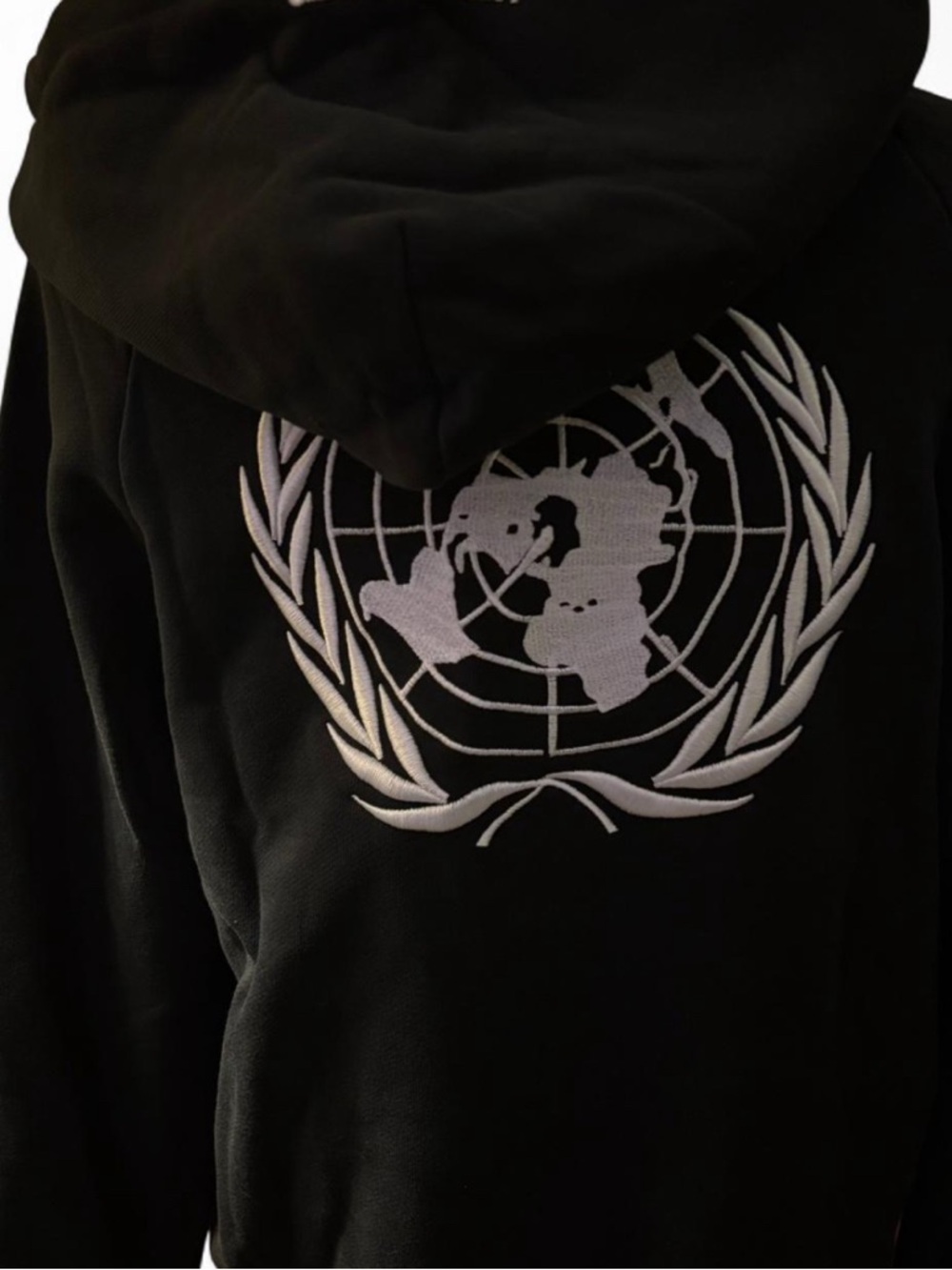 Vetements Black Hoodie with Embroidered Logo - Picture 4 of 6